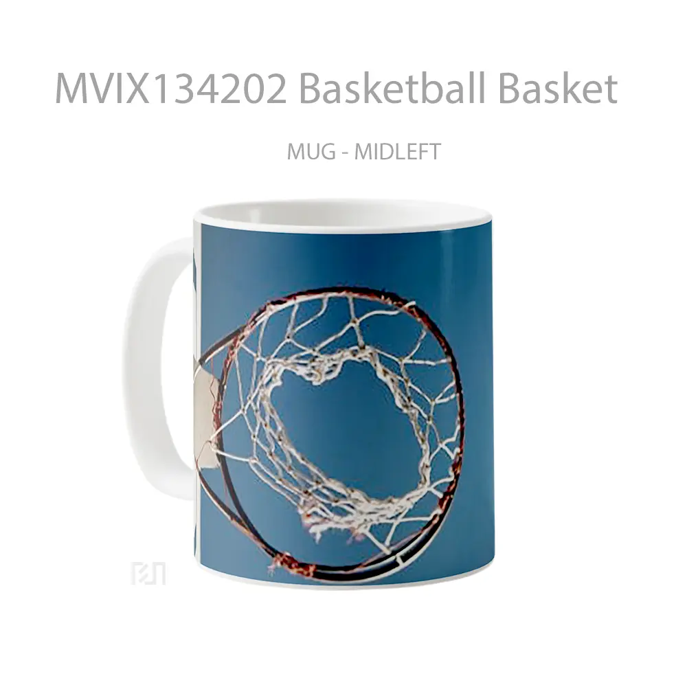 Mug Basketball Basket Gelas Keramik Unik - All-side / Desain
