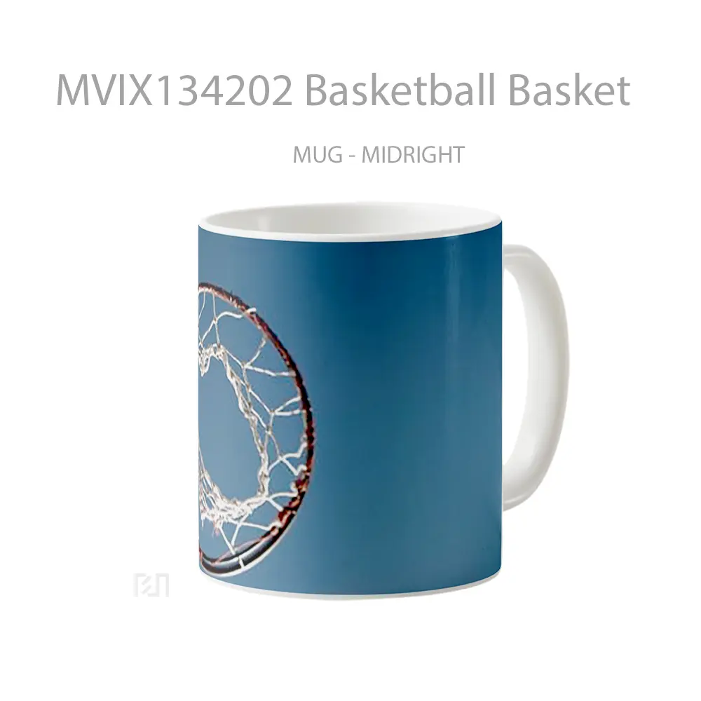 Mug Basketball Basket Gelas Keramik Unik - All-side / Desain