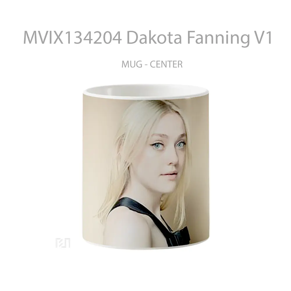 Mug Dakota Fanning V1 Gelas Keramik Unik