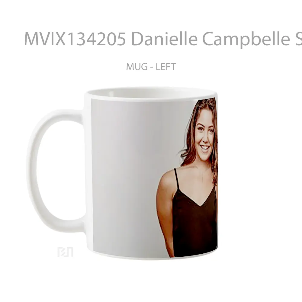 Mug Danielle Campbelle Smiling Gelas Keramik Unik - All-side / Desain