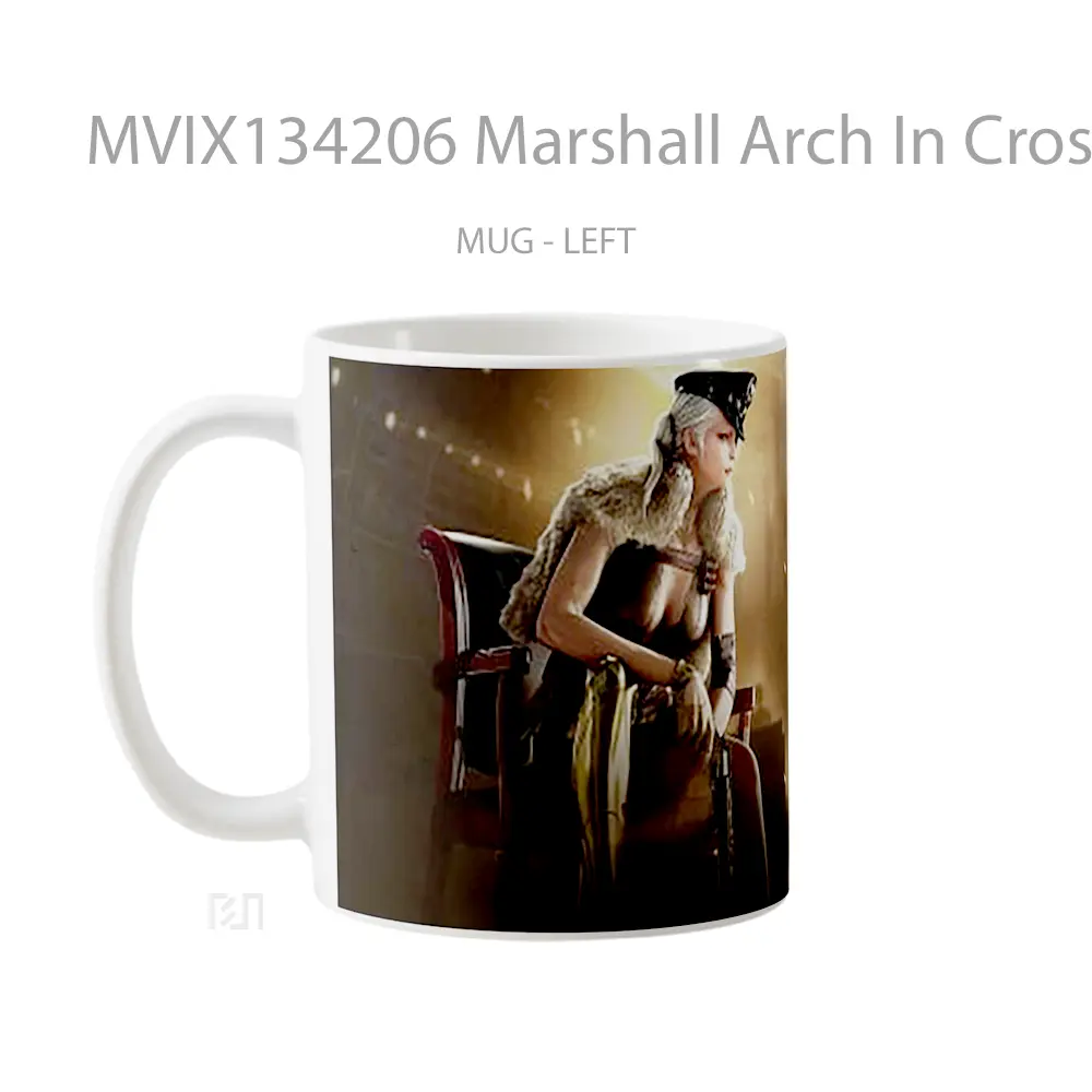 Mug Marshall Arch In Crossfire Calvary Gelas Keramik Unik - All-side / Desain