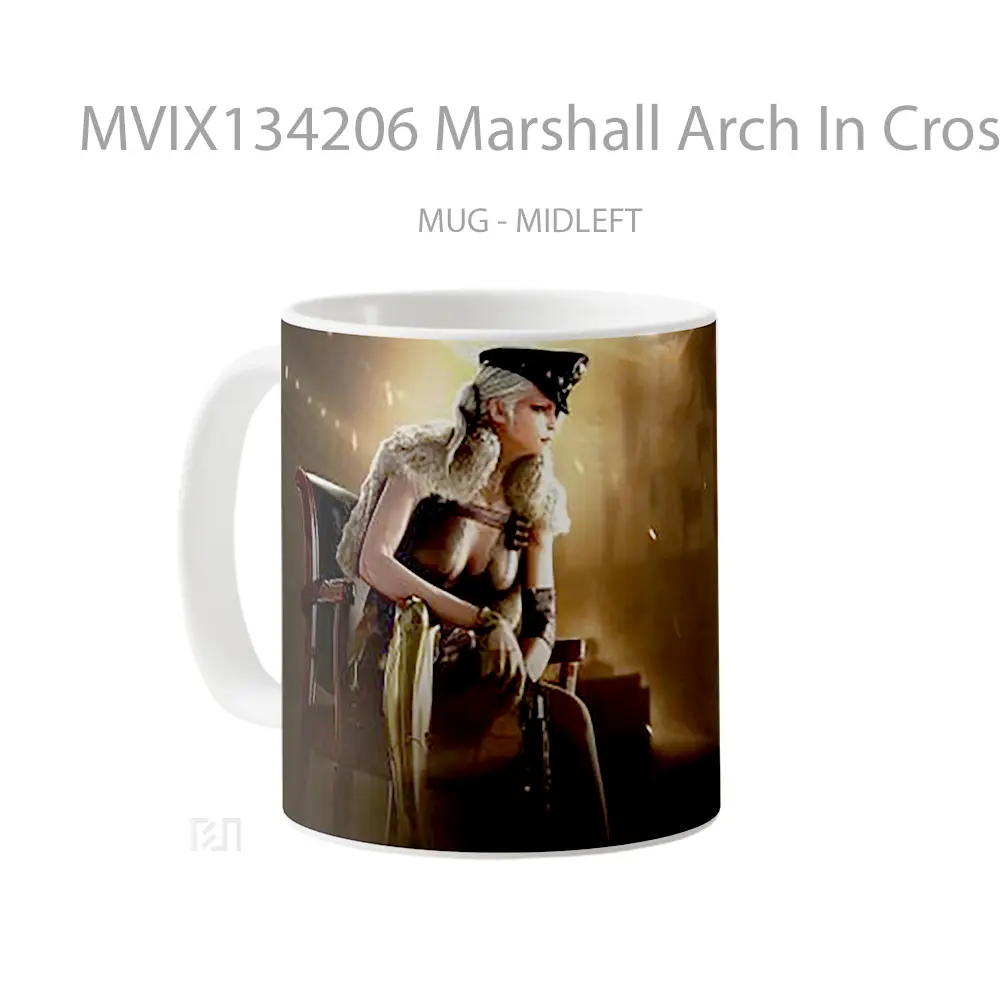 Mug Marshall Arch In Crossfire Calvary Gelas Keramik Unik - All-side / Desain