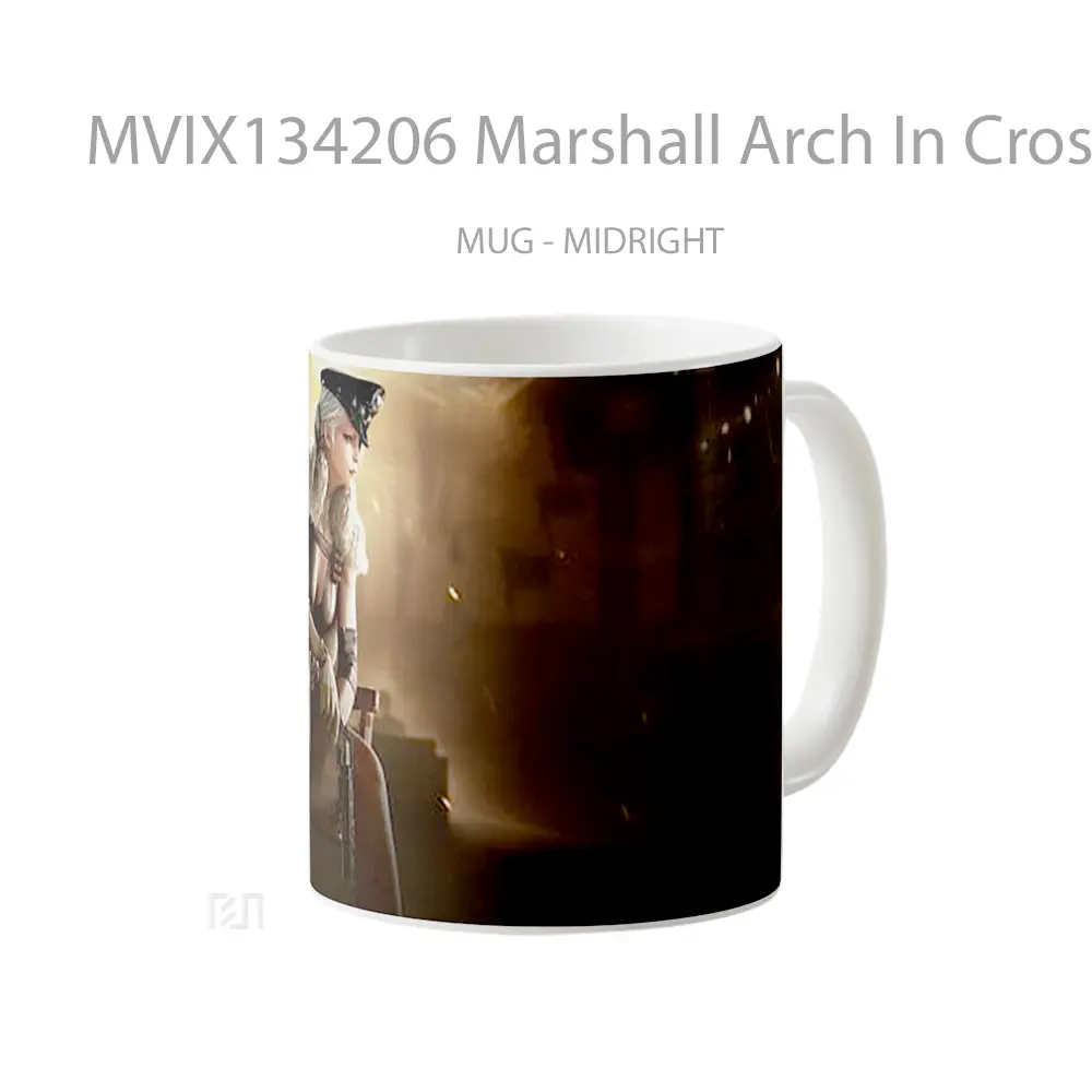 Mug Marshall Arch In Crossfire Calvary Gelas Keramik Unik - All-side / Desain