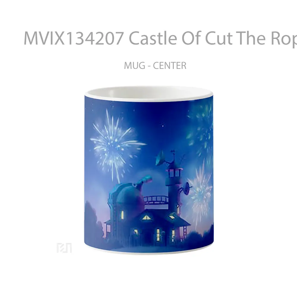 Mug Castle Of Cut The Rope Gelas Keramik Unik