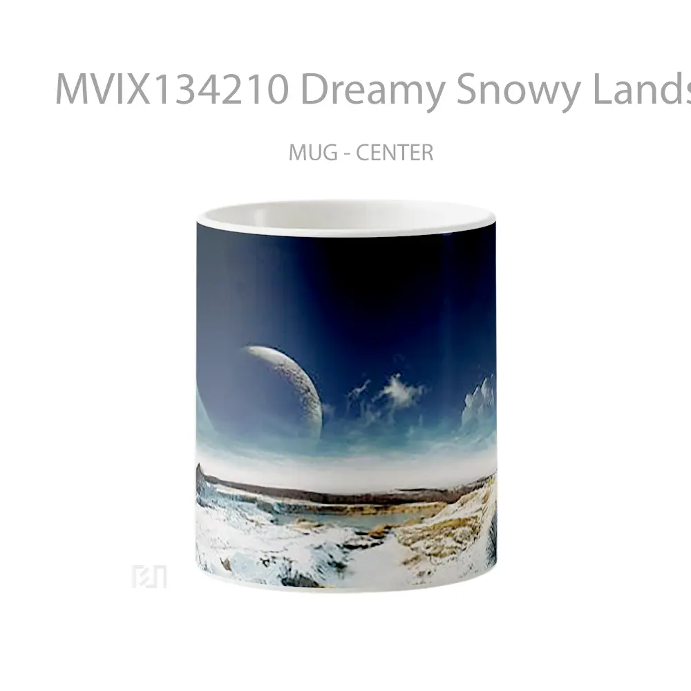Mug Dreamy Snowy Landscape Gelas Pemandangan Alam
