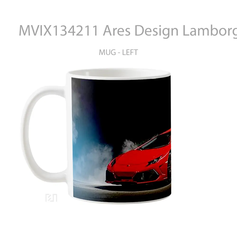 Mug Ares Design Lamborghini Huracan Cangkir Mobil - All-side / Desain