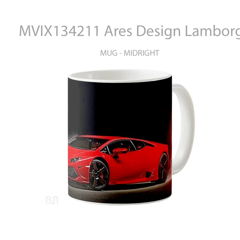 Mug Ares Design Lamborghini Huracan Cangkir Mobil - All-side / Desain