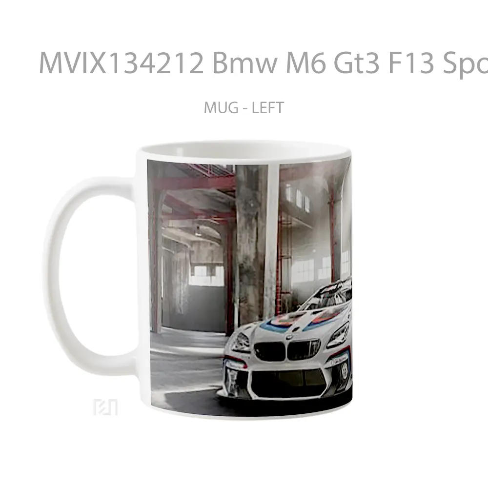 Mug Bmw M6 Gt3 F13 Sport Cangkir Mobil - All-side / Desain