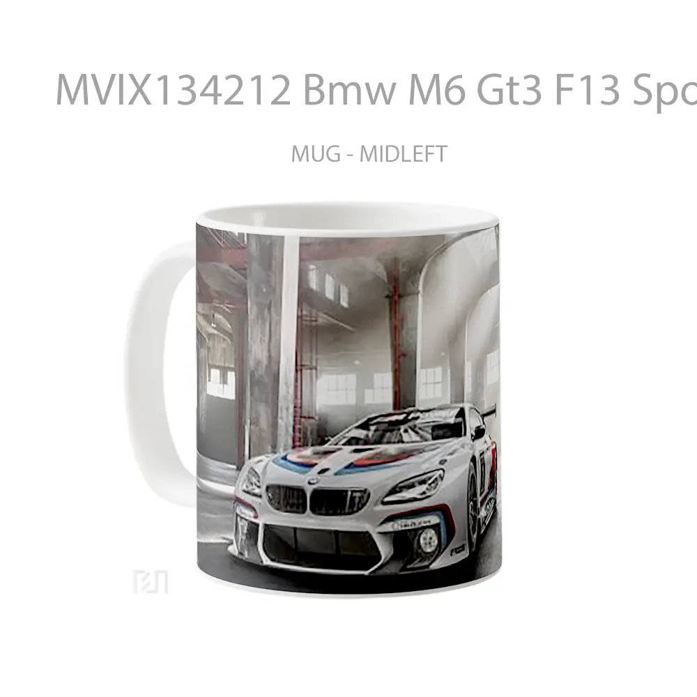 Mug Bmw M6 Gt3 F13 Sport Cangkir Mobil - All-side / Desain