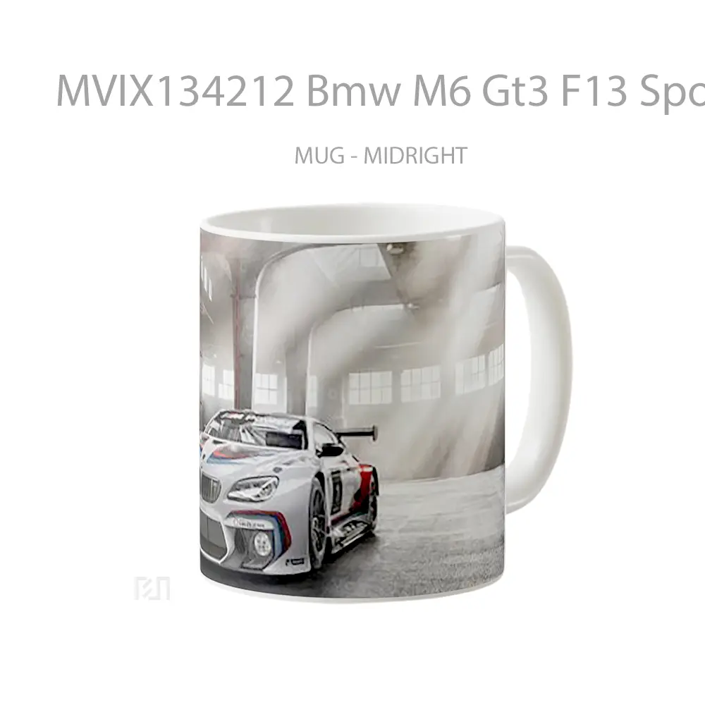 Mug Bmw M6 Gt3 F13 Sport Cangkir Mobil - All-side / Desain