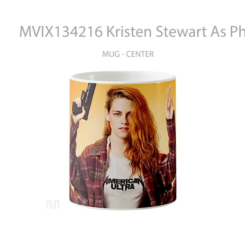 Mug Kristen Stewart As Phoebe In American Ultra Gelas Selebriti