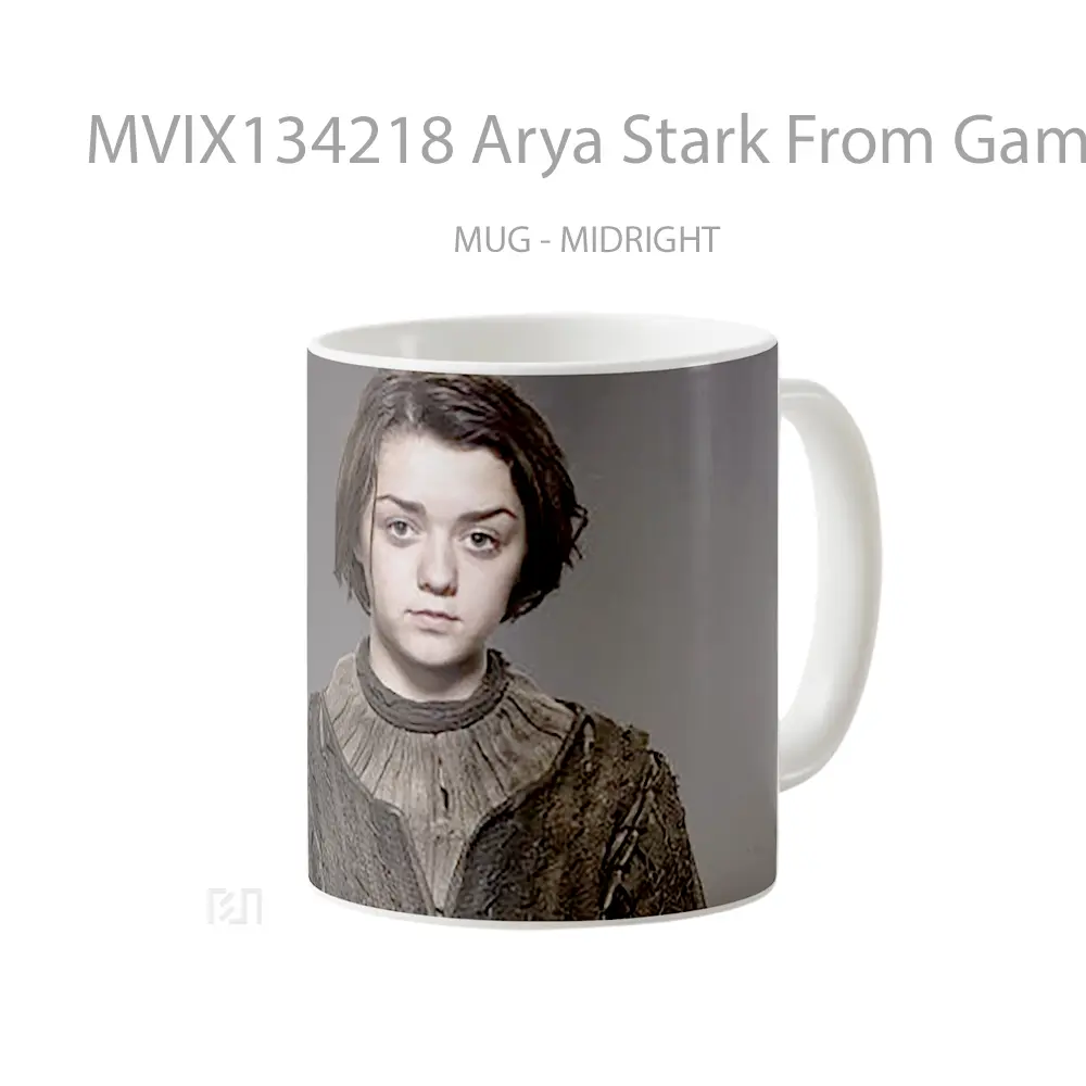 Mug Arya Stark From Game Of Thrones Cangkir Gamer - All-side / Desain