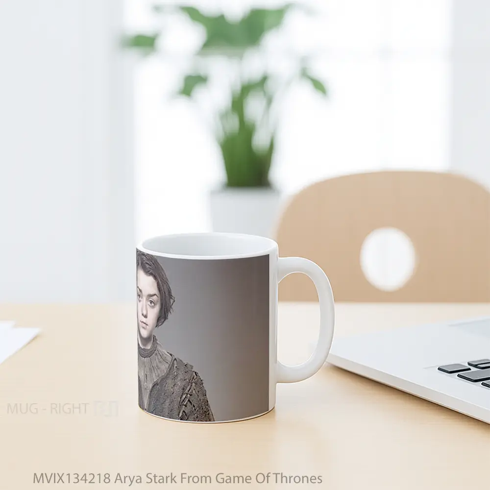Mug Arya Stark From Game Of Thrones Cangkir Gamer - All-side / Desain