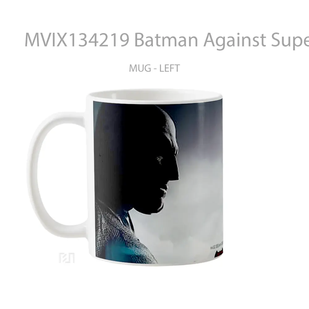 Mug Batman Against Superman Gelas Superhero - All-side / Desain