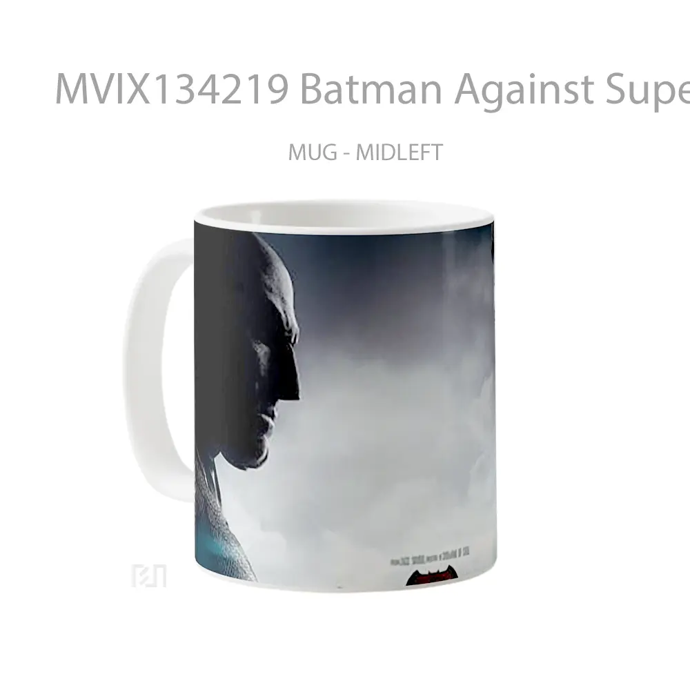 Mug Batman Against Superman Gelas Superhero - All-side / Desain