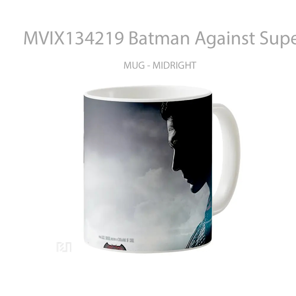 Mug Batman Against Superman Gelas Superhero - All-side / Desain