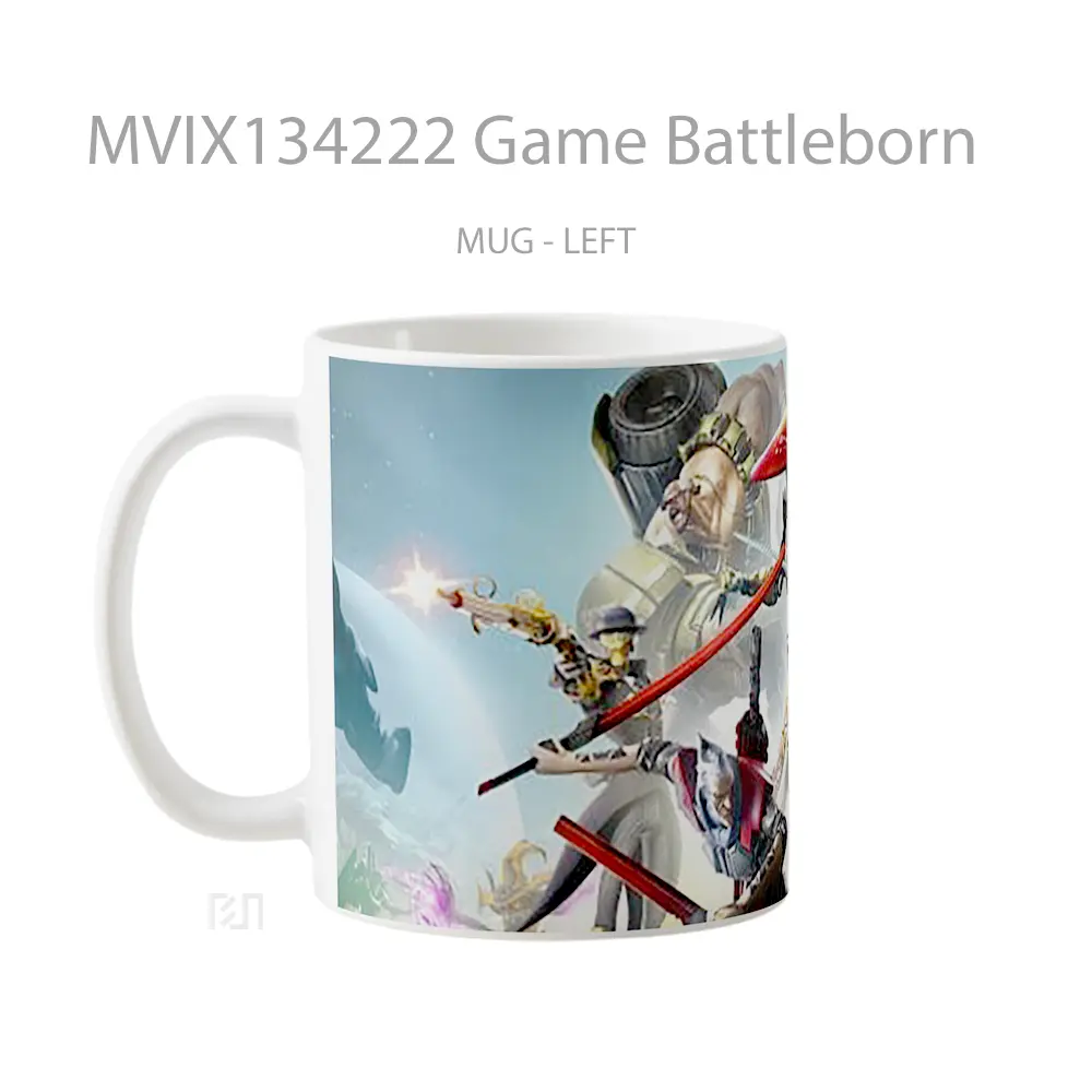 Mug Game Battleborn Cangkir Gamer - All-side / Desain