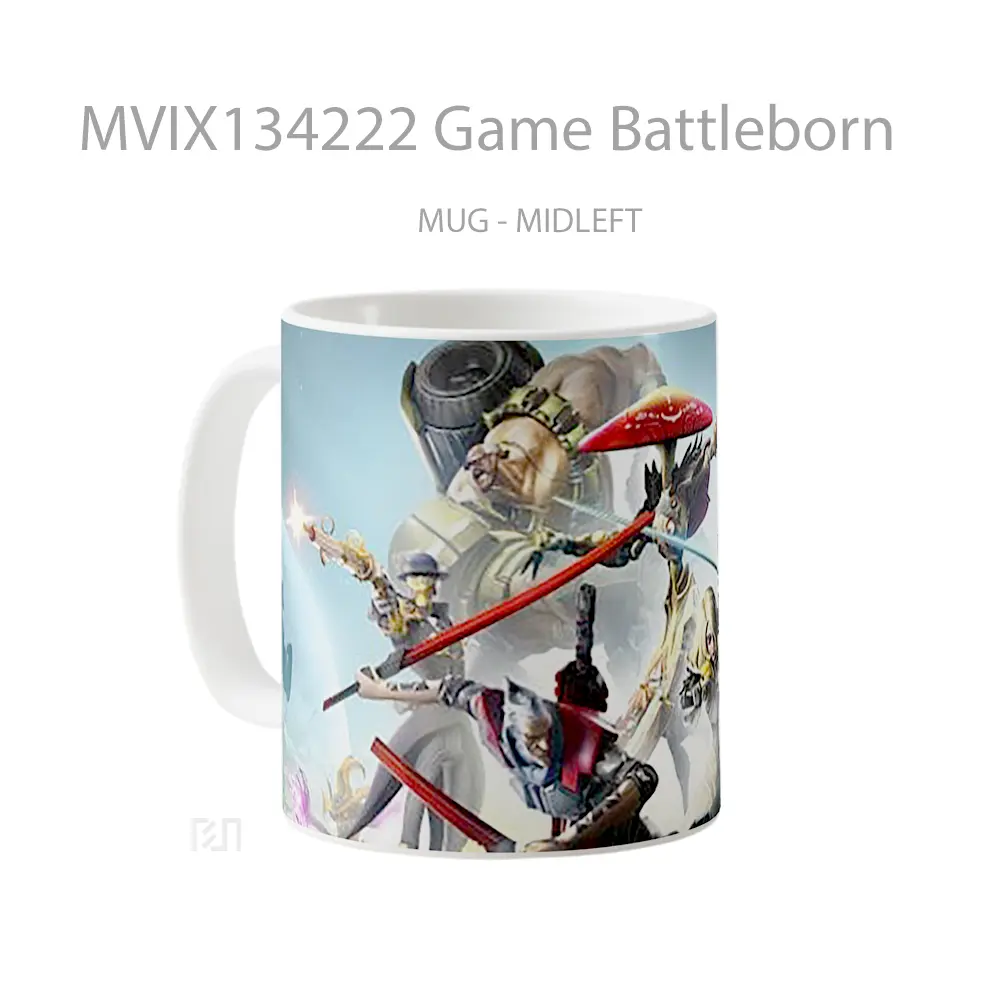 Mug Game Battleborn Cangkir Gamer - All-side / Desain