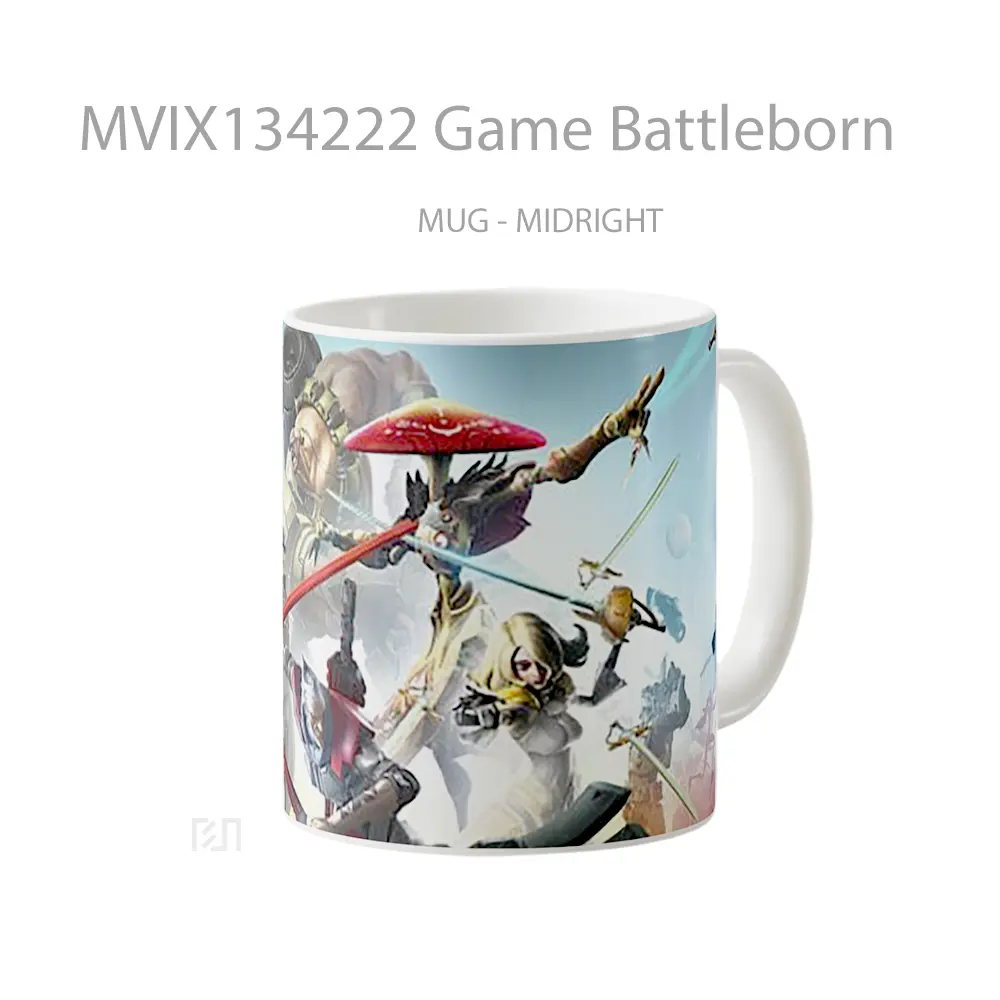Mug Game Battleborn Cangkir Gamer - All-side / Desain