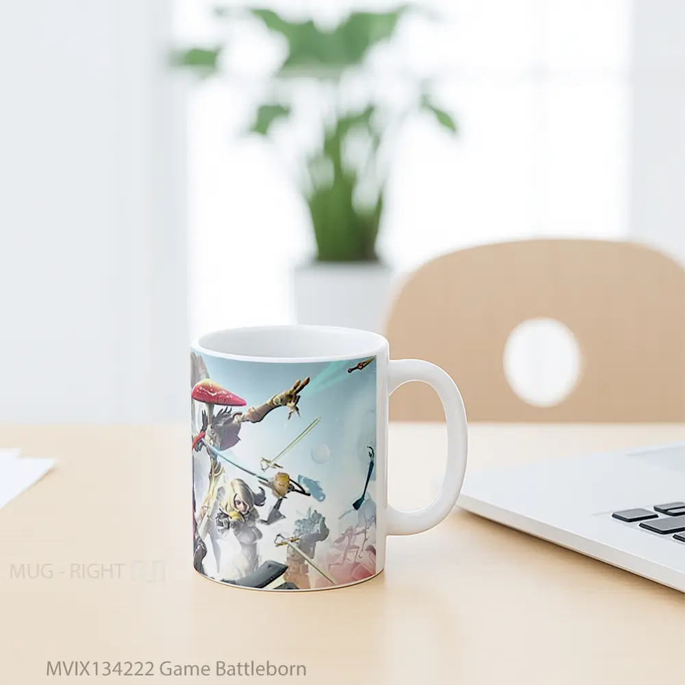 Mug Game Battleborn Cangkir Gamer - All-side / Desain