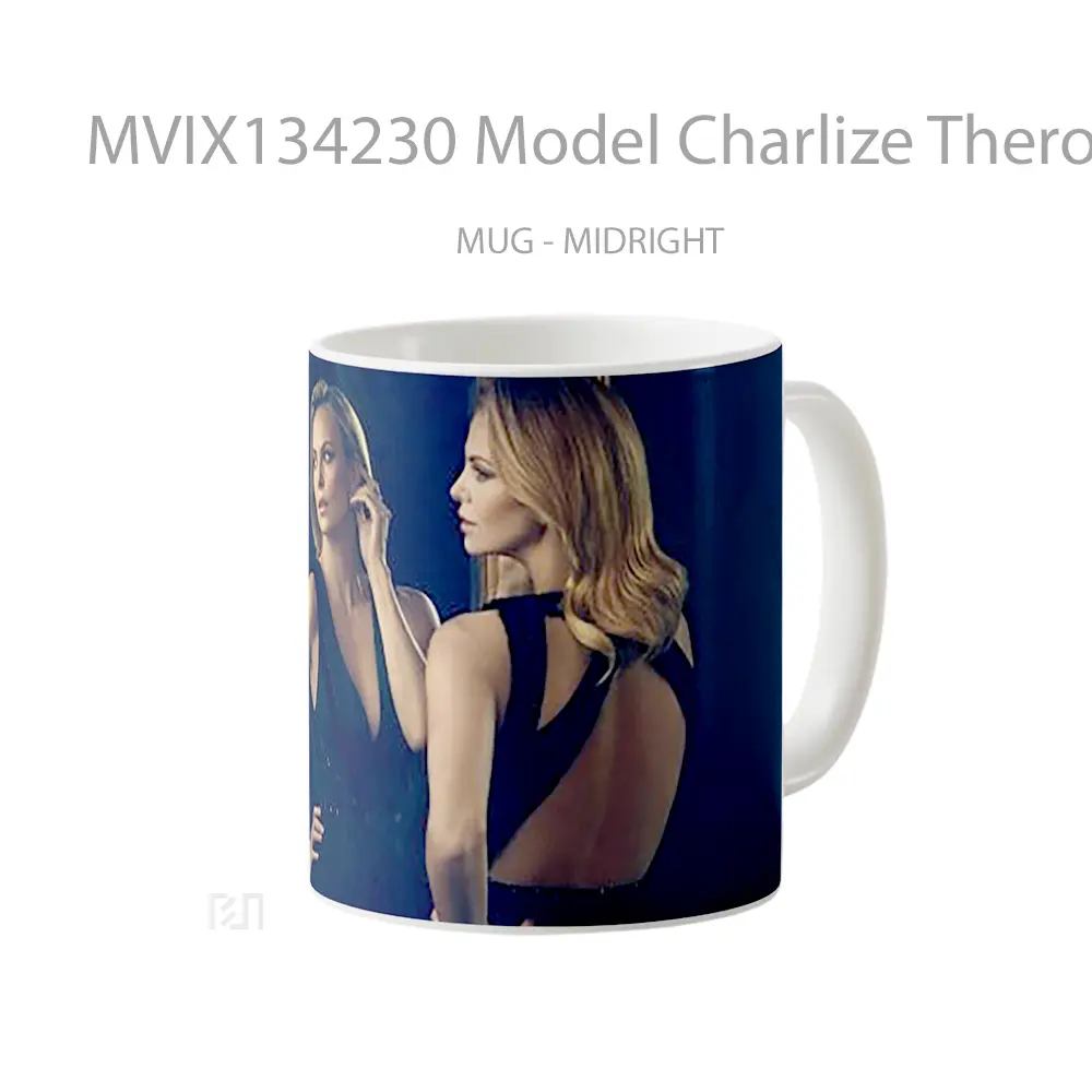 Mug Model Charlize Theron In A Mirror Gelas Keramik Unik - All-side / Desain