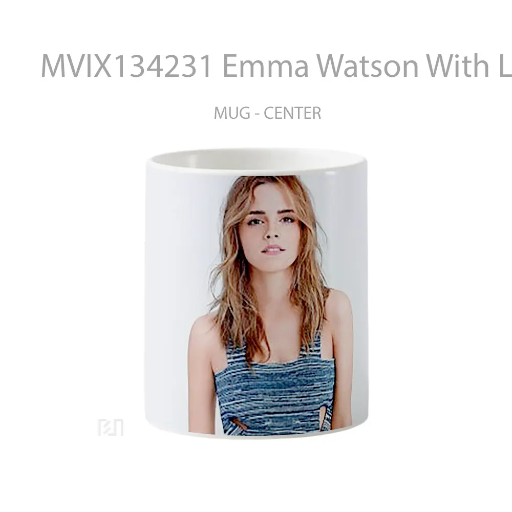 Mug Emma Watson With Long Hair Gelas Selebriti