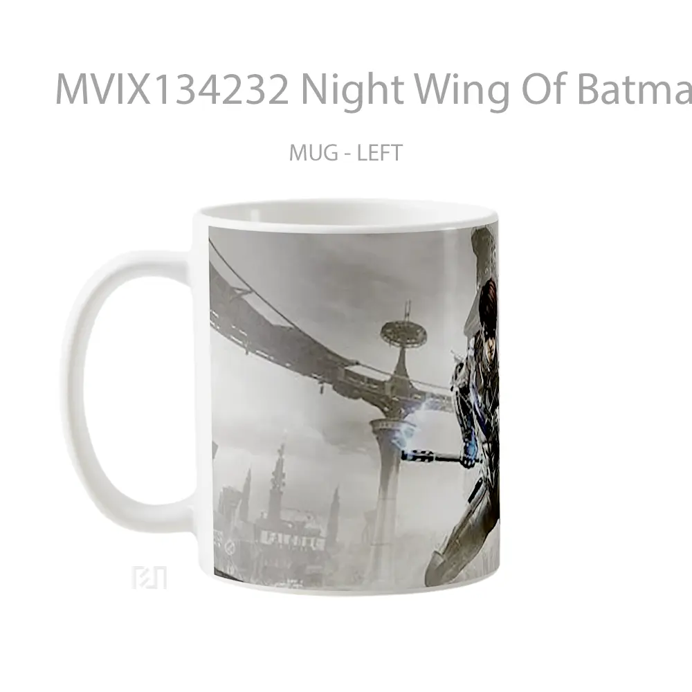 Mug Night Wing Of Batman Arkham Knight Gelas Superhero - All-side / Desain