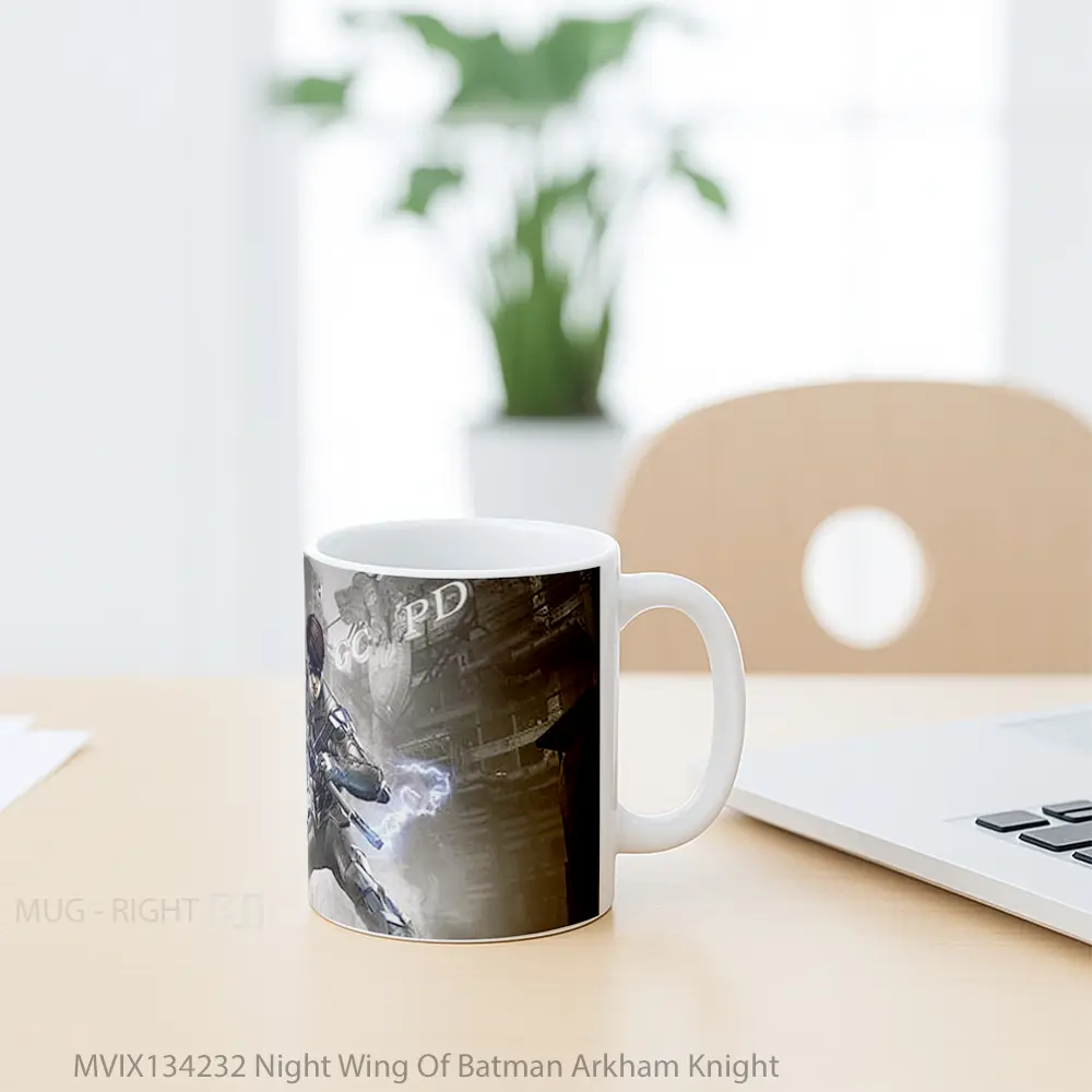Mug Night Wing Of Batman Arkham Knight Gelas Superhero - All-side / Desain