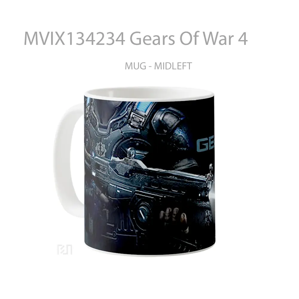 Mug Gears Of War 4 Gelas Keramik Unik - All-side / Desain