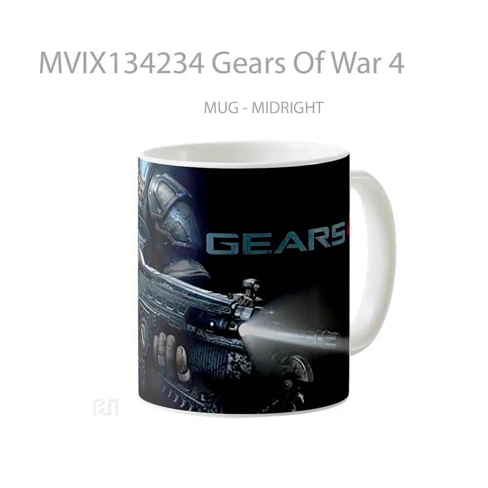 Mug Gears Of War 4 Gelas Keramik Unik - All-side / Desain