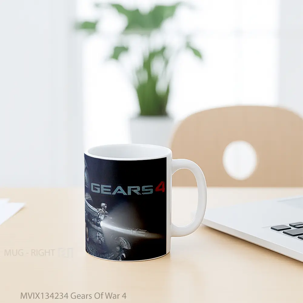 Mug Gears Of War 4 Gelas Keramik Unik - All-side / Desain