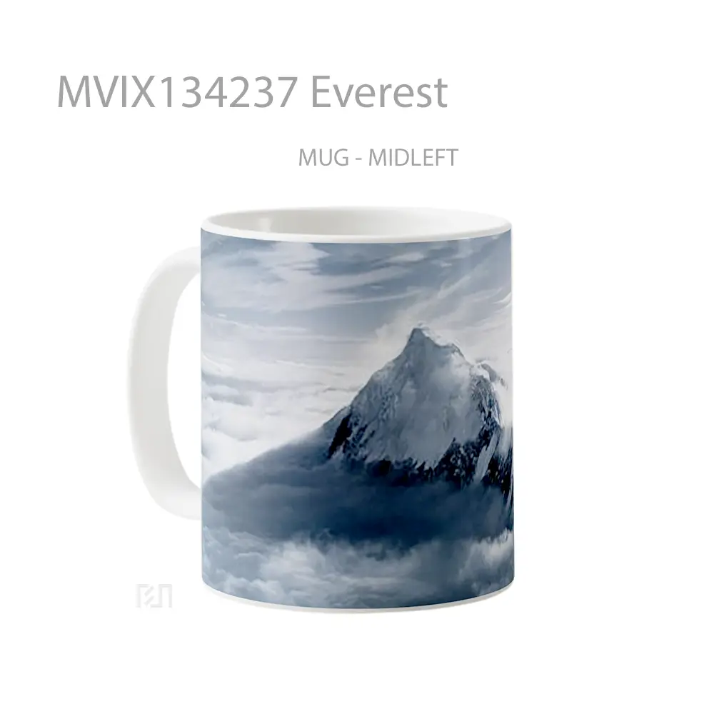 Mug Everest Gelas Keramik Unik - All-side / Desain
