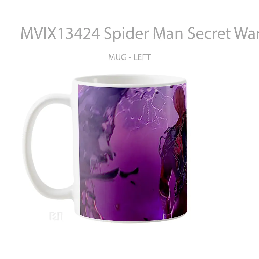 Mug Spider Man Secret Wars Gelas Superhero - All-side / Desain