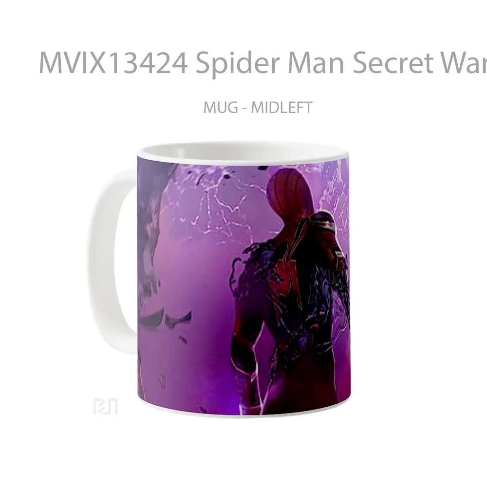 Mug Spider Man Secret Wars Gelas Superhero - All-side / Desain