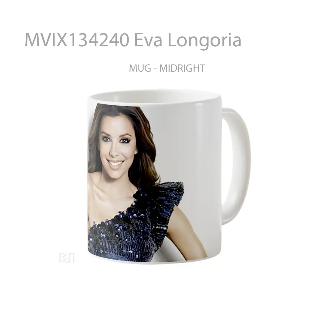 Mug Eva Longoria Gelas Keramik Unik - All-side / Desain