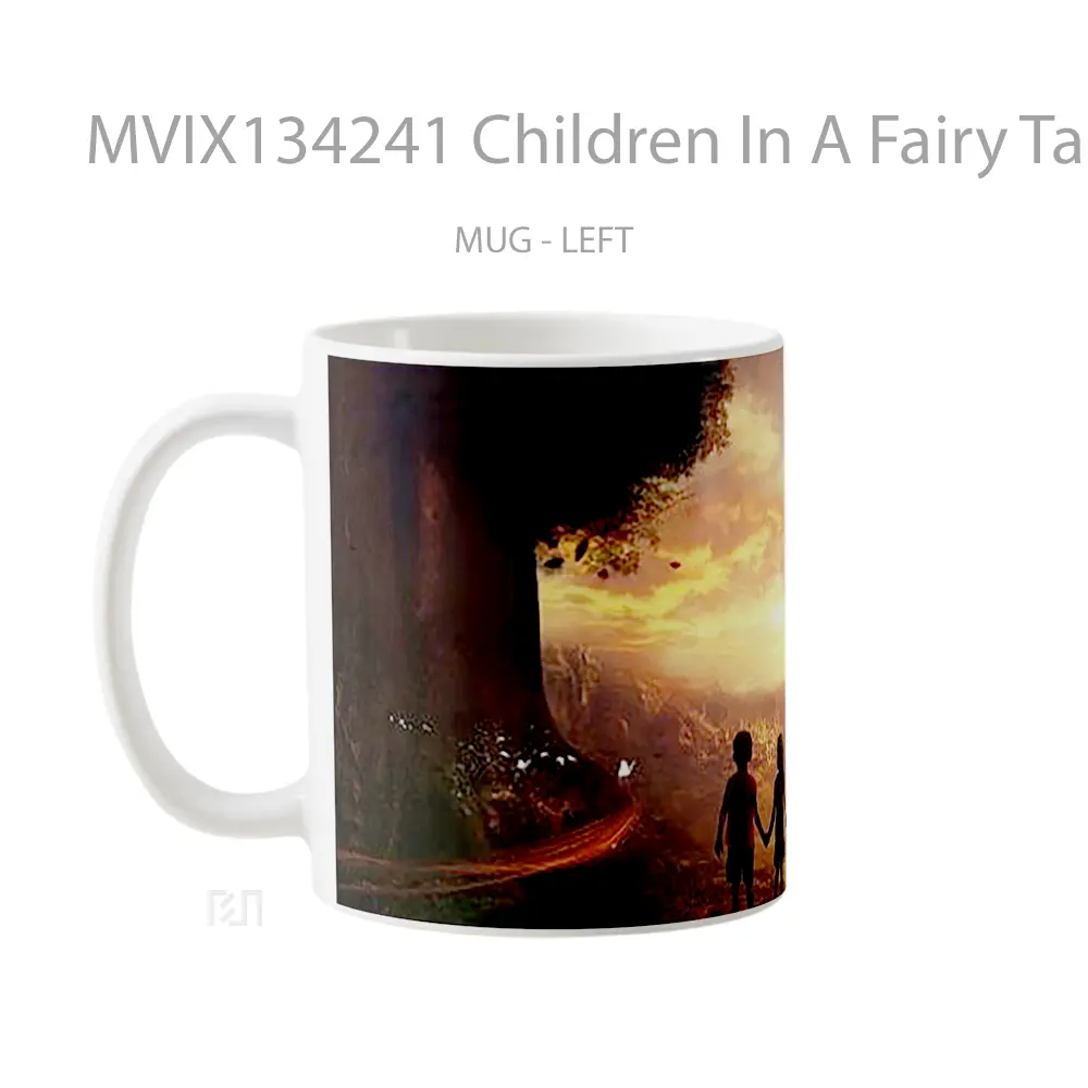 Mug Children In A Fairy Tale Gelas Fantasi - All-side / Desain