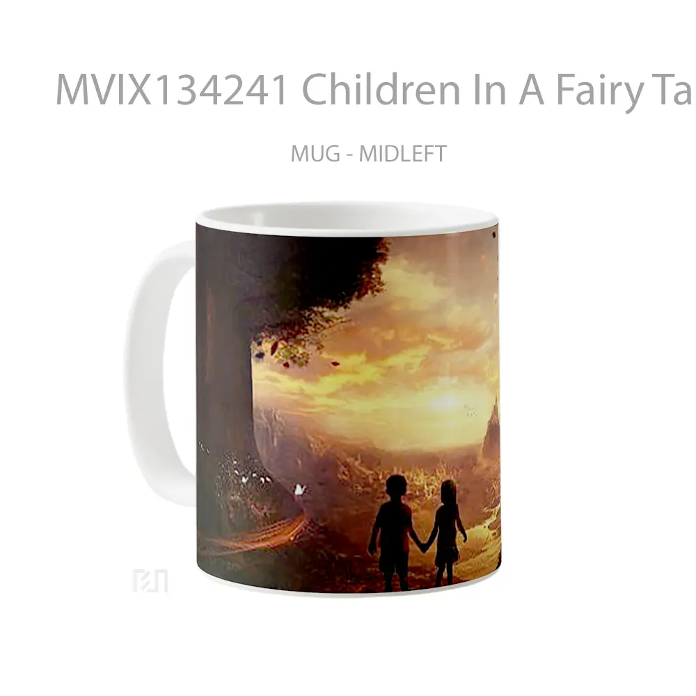 Mug Children In A Fairy Tale Gelas Fantasi - All-side / Desain