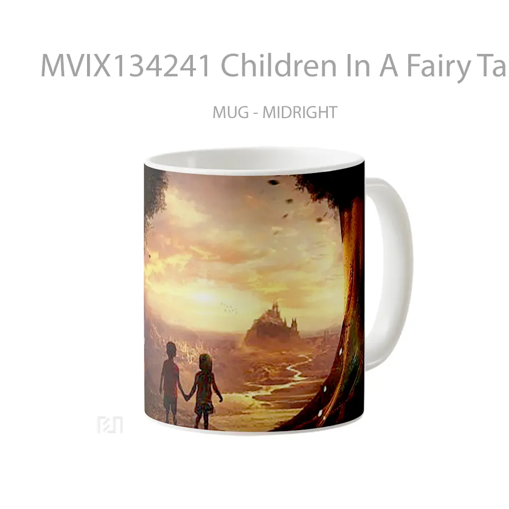 Mug Children In A Fairy Tale Gelas Fantasi - All-side / Desain