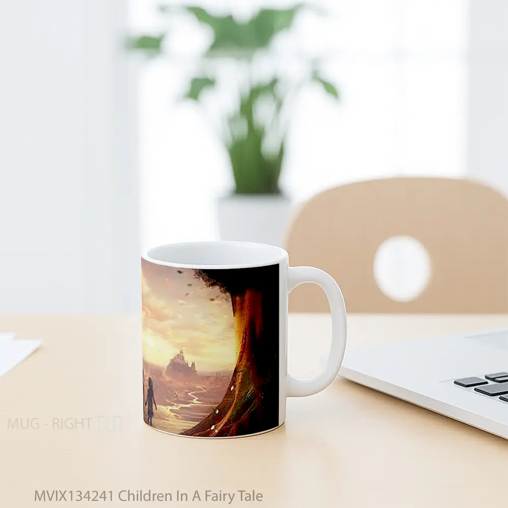Mug Children In A Fairy Tale Gelas Fantasi - All-side / Desain
