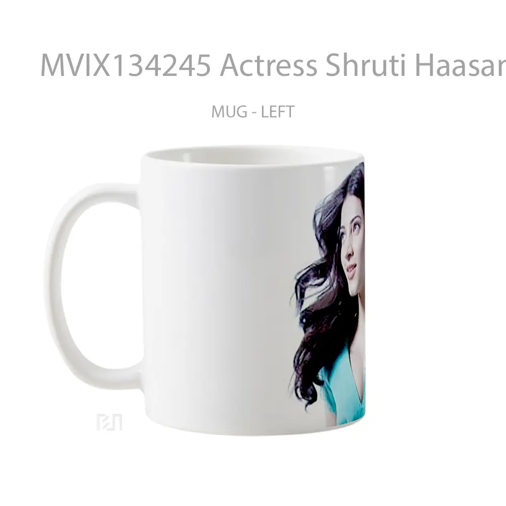 Mug Actress Shruti Haasan Gelas Keramik Unik - All-side / Desain