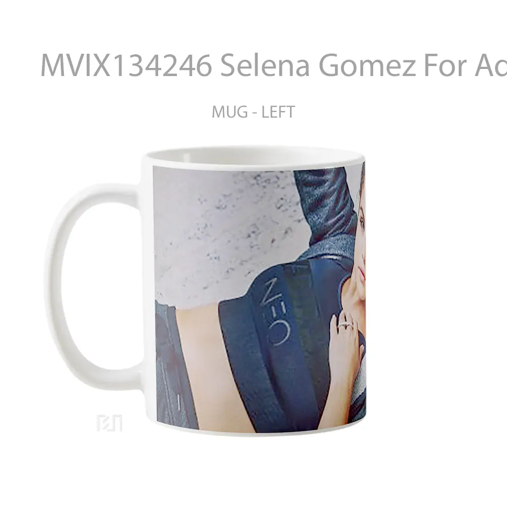 Mug Selena Gomez For Adidas Neo Gelas Selebriti - All-side / Desain