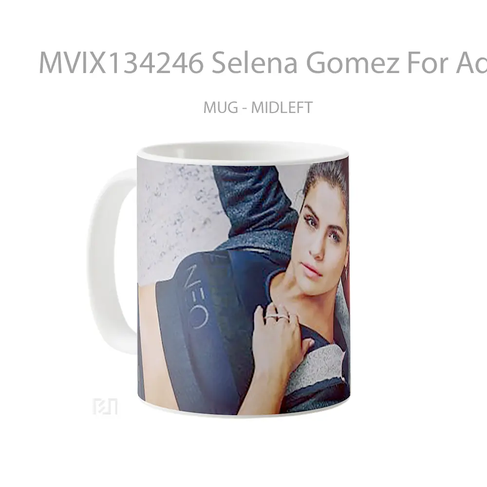 Mug Selena Gomez For Adidas Neo Gelas Selebriti - All-side / Desain
