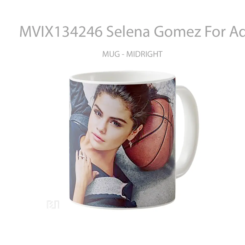 Mug Selena Gomez For Adidas Neo Gelas Selebriti - All-side / Desain