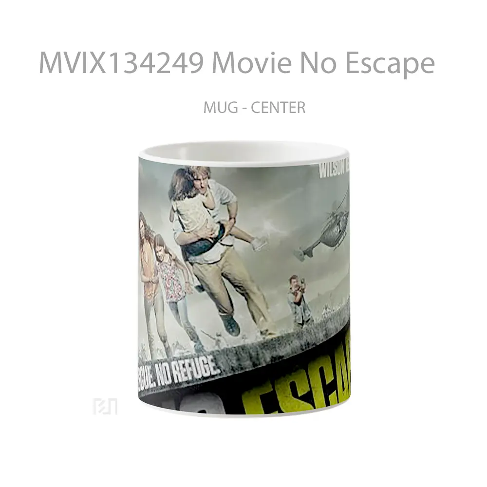 Mug Movie No Escape Gelas Keramik Unik
