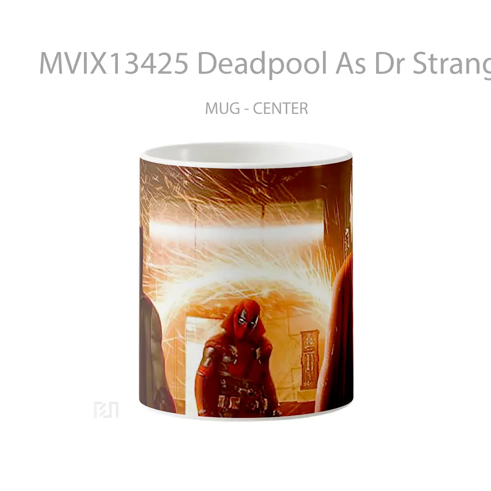 Mug Deadpool As Dr Strange With Batman And Superman Gelas Superhero