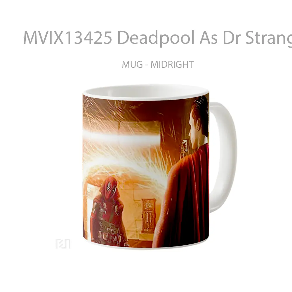 Mug Deadpool As Dr Strange With Batman And Superman Gelas Superhero - All-side / Desain