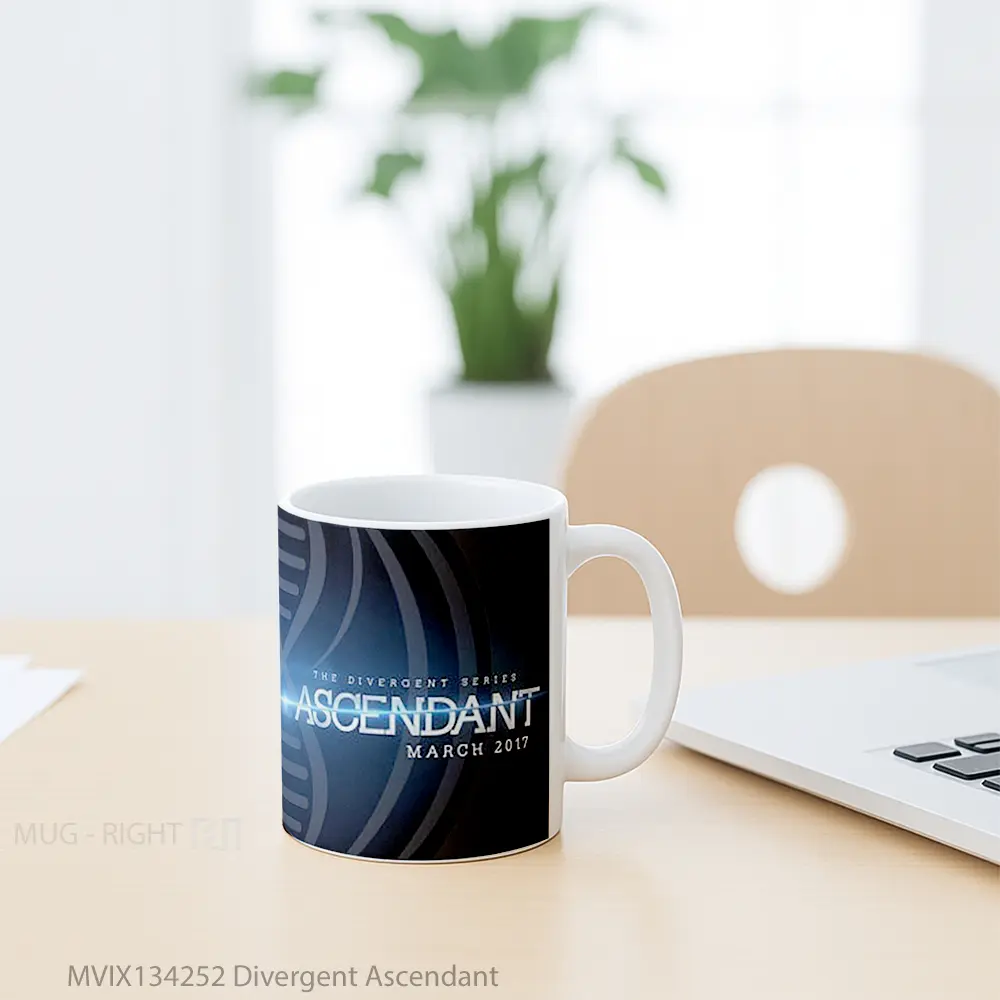Mug Divergent Ascendant Gelas Keramik Unik - All-side / Desain