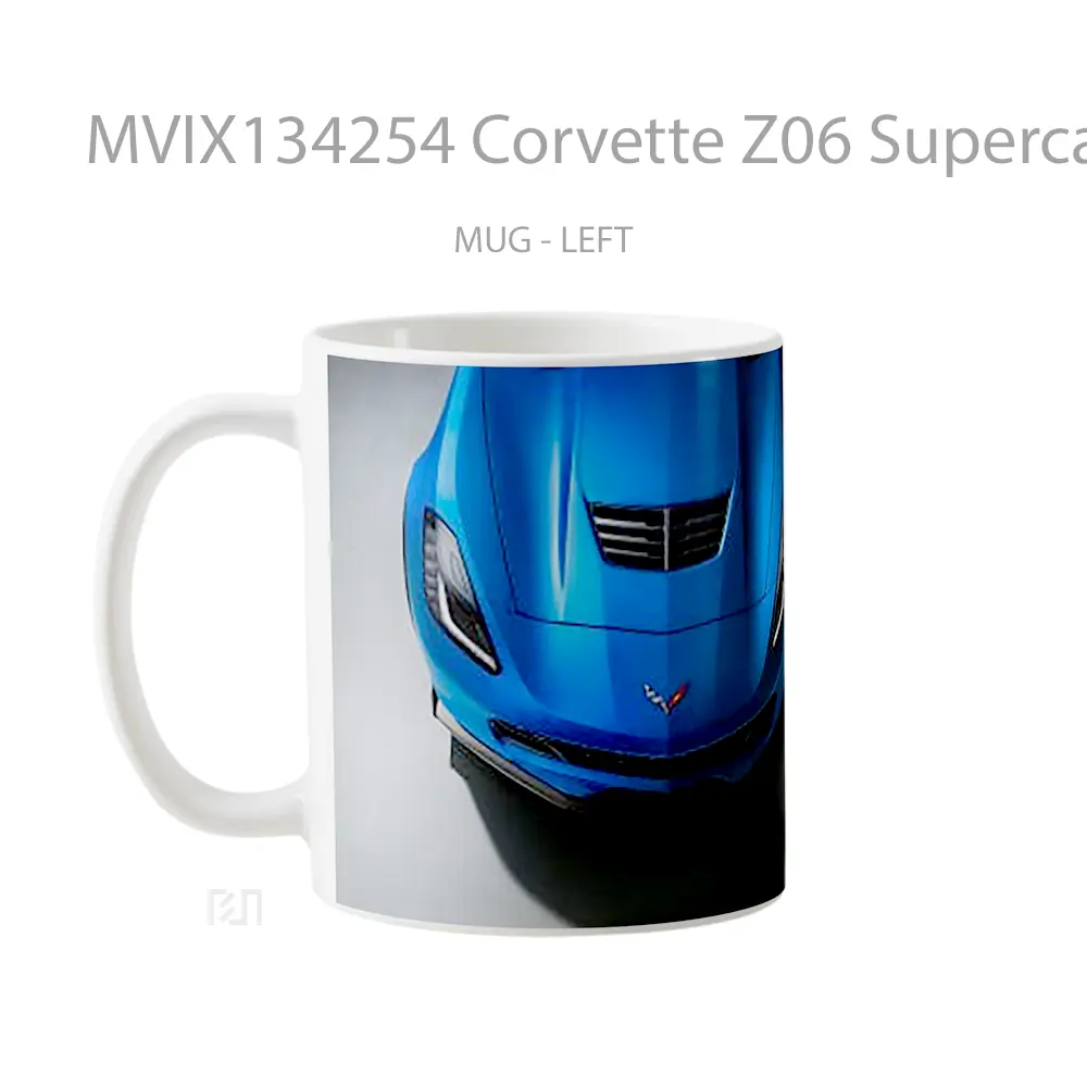 Mug Corvette Z06 Supercar Gelas Keramik Unik - All-side / Desain