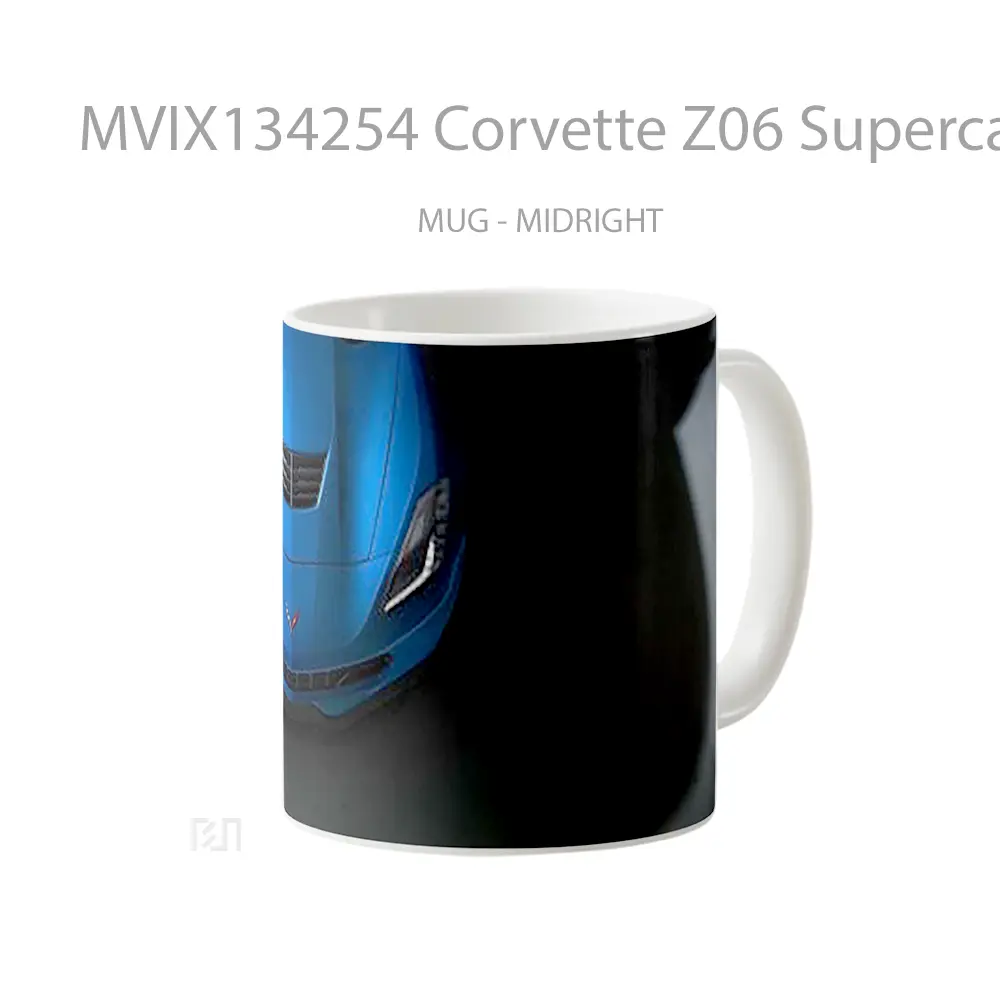Mug Corvette Z06 Supercar Gelas Keramik Unik - All-side / Desain