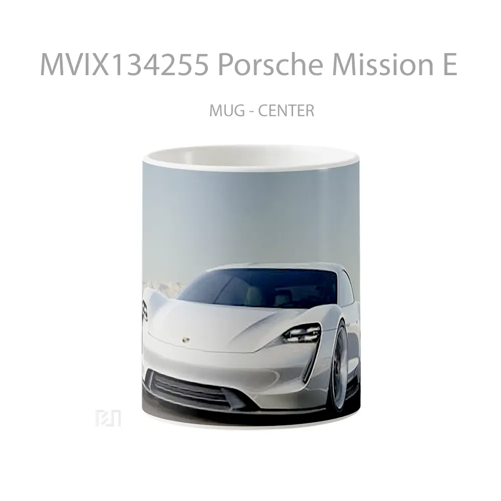 Mug Porsche Mission E Cangkir Mobil